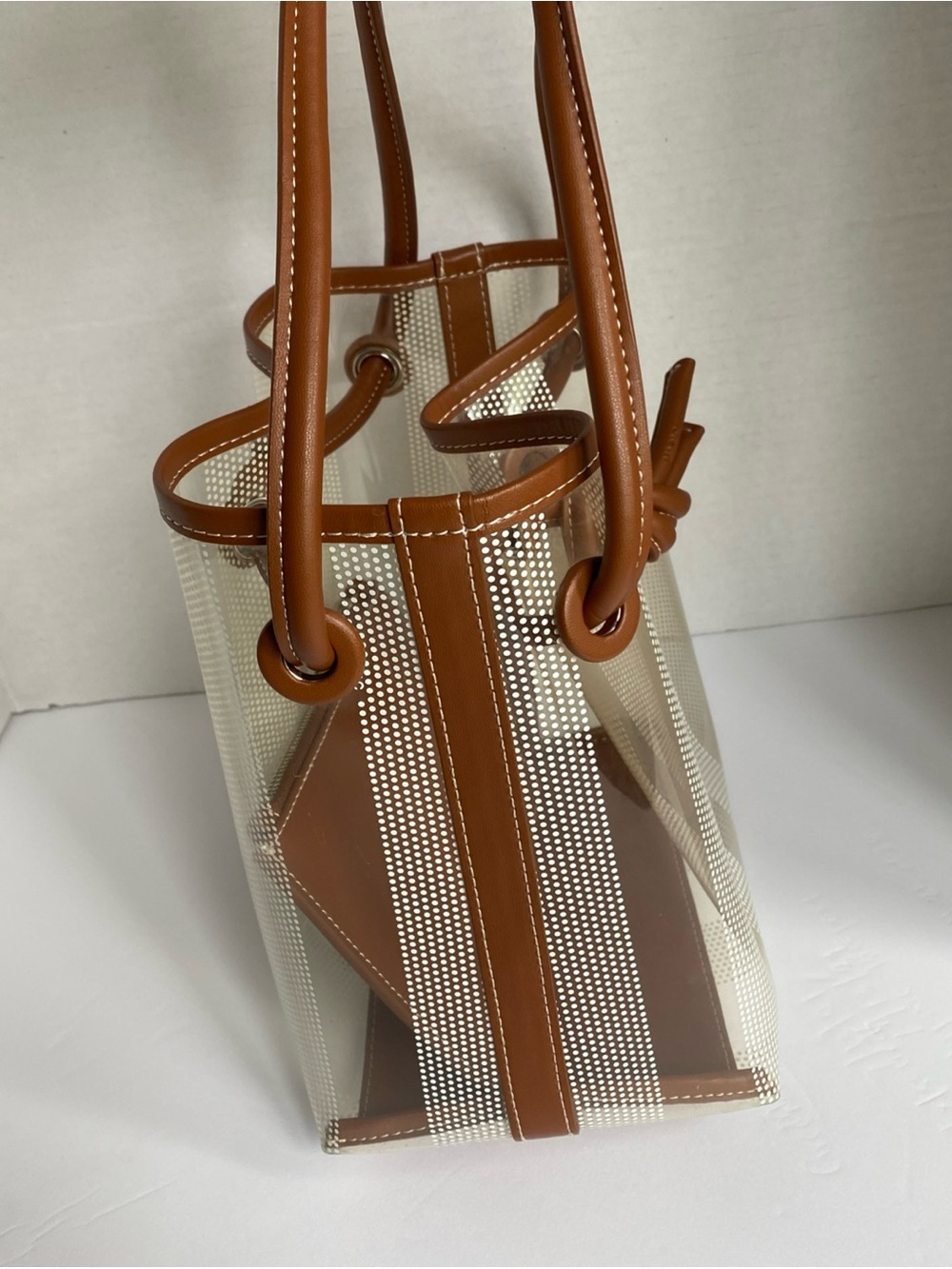VASIC Tote Bag PVC CLR Plain with Dust bag - Picture 7 of 11